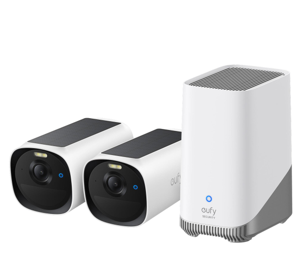 Eufy Zestaw 2 kamer eufyCam E40 Biały + HomeBase S380 - 1505406 - zdjęcie